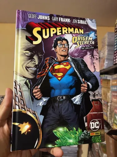 Superman origem secreta dc deluxe