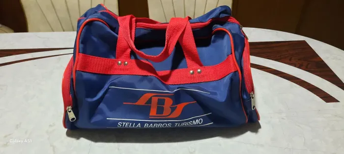Maleta de viagem antiga Stella Barros Turismo . Vintage anos 80. Sem uso. 