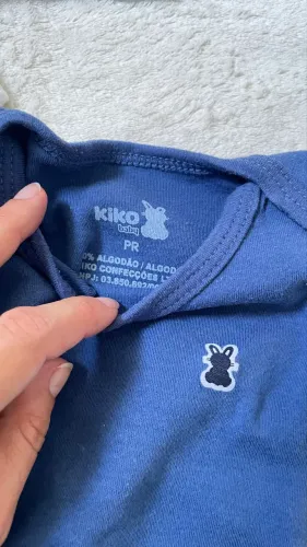 Kit Bodys e Macacão Kiko Baby Tam Prematuro
