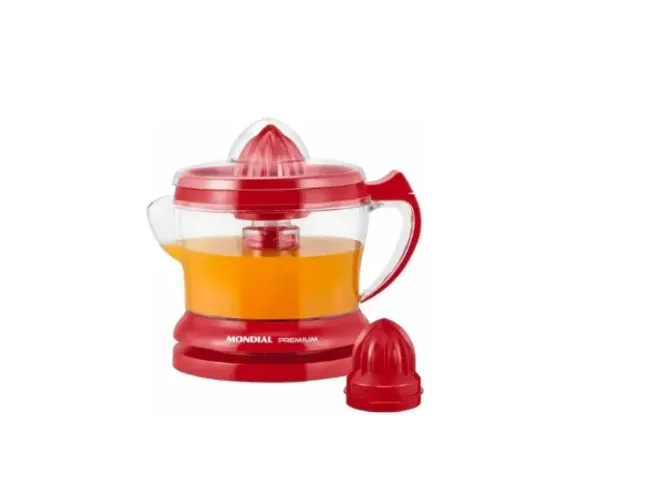 Espremedor de frutas Mondial Premium E-23 1,25 Litros cor Vermelho Frequência 60