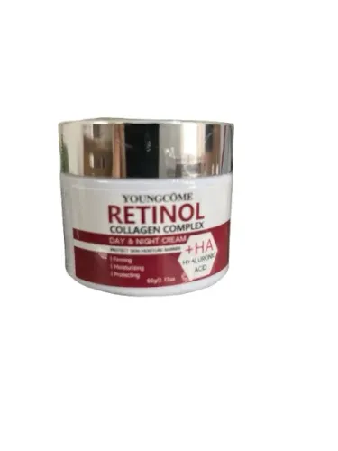 Creme rejuvencedor facial com Retinol, Vitamina C e Colágeno 