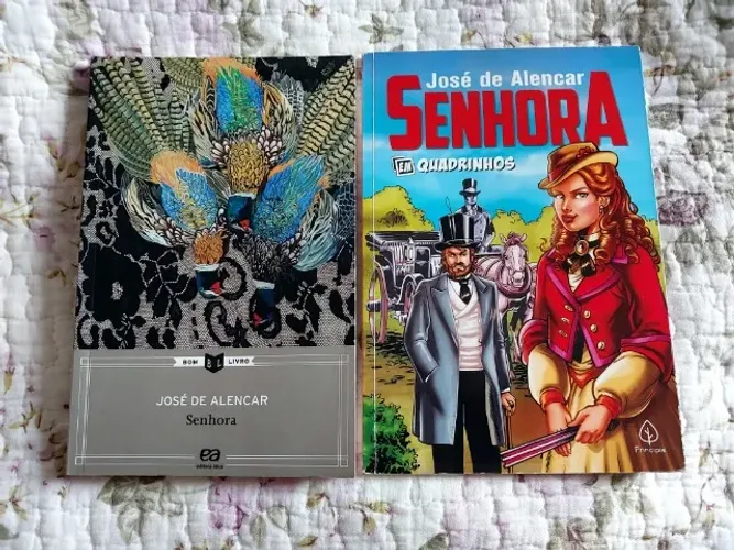 Livro e quadrinho - Senhora