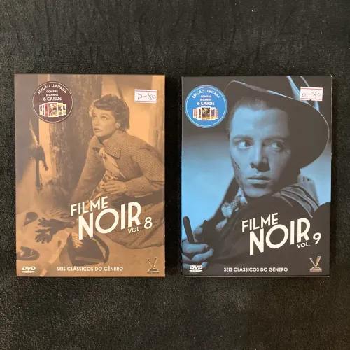 Combo 2 box DVDs Filme Noir Vol 8 - 9 Versatil