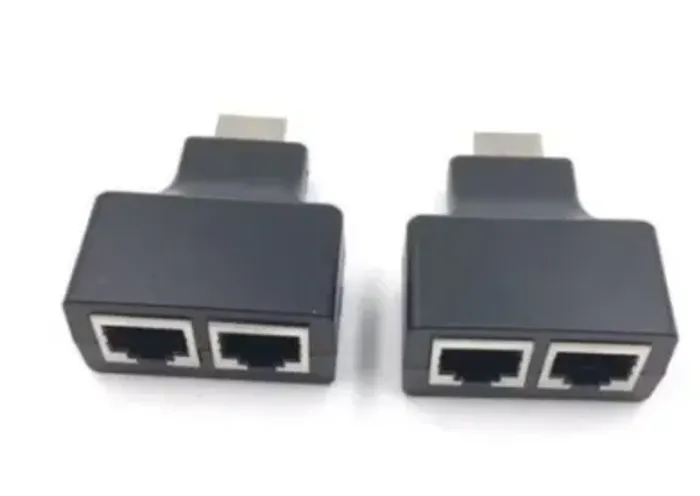 Repetidor Extensor HDMI Com Alcance de 30 Metros Via Rede RJ45
