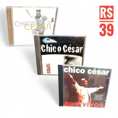 ? Lote 3 CDs - Música Brasileira (Chico César e Cuscuz Clã)<br>