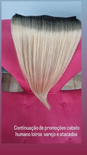 Mega Hair Loiro Claro - Perfeito para você!
