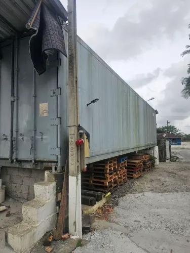 Container reefer 40 pes para congelados até-30 equipamento carryer 