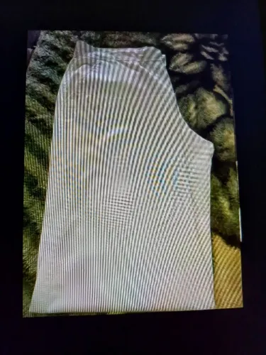 Camisa de algodão listrada elegante