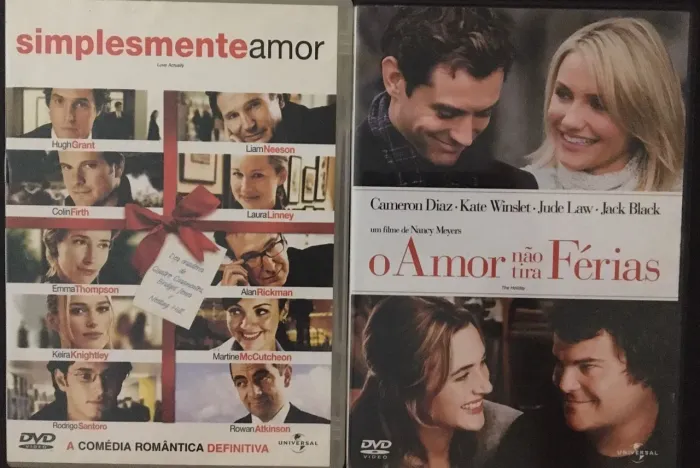 COMBO 2 DVDS O AMOR NÃO TIRA FÉRIAS E SIMPLESMENTE AMOR