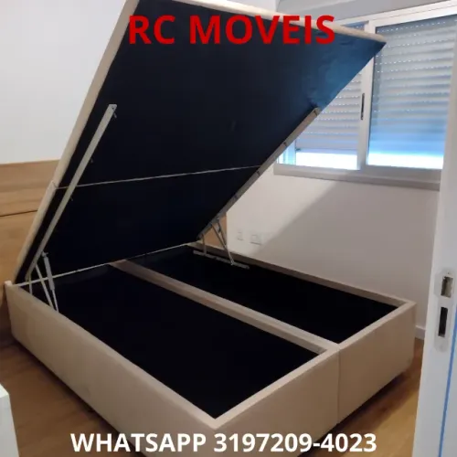 Cama Box Baú Super King 1.93x2.03 - Espaço, Conforto e Sofisticação