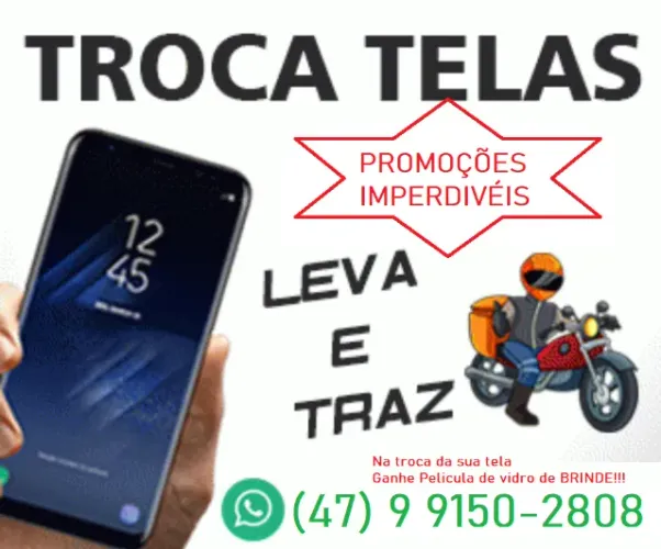 Troca de tela celular promoção