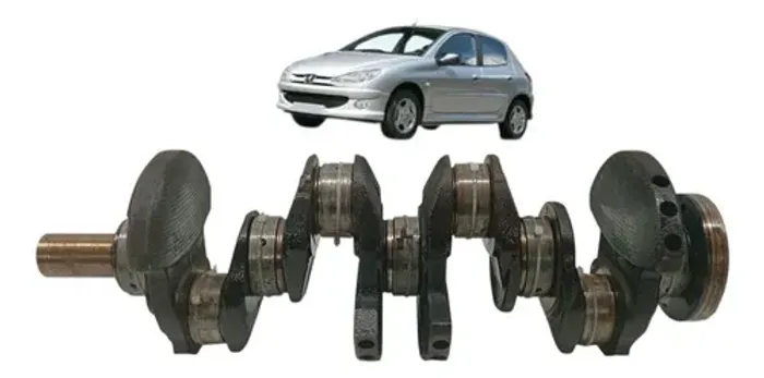 Virabrequim Motor Peugeot 206 207 307 1.4 8v 2006 2007 2008