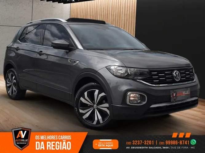 VOLKSWAGEN T-CROSS HIGHLINE 250 TSI 1.4 FLEX AUTOMÁTICA*TETO SOLAR* - 2021