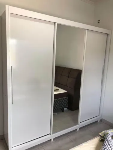 Guarda Roupa Casal 2.28cm espelho inteiro 