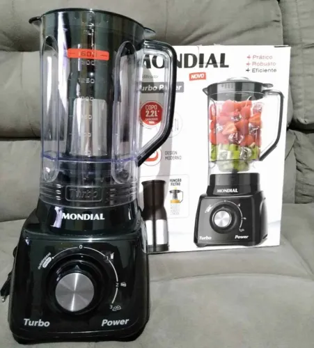 Liquidificador Mondial Turbo Power L-99 FB: Potência e Praticidade para sua Cozinha!