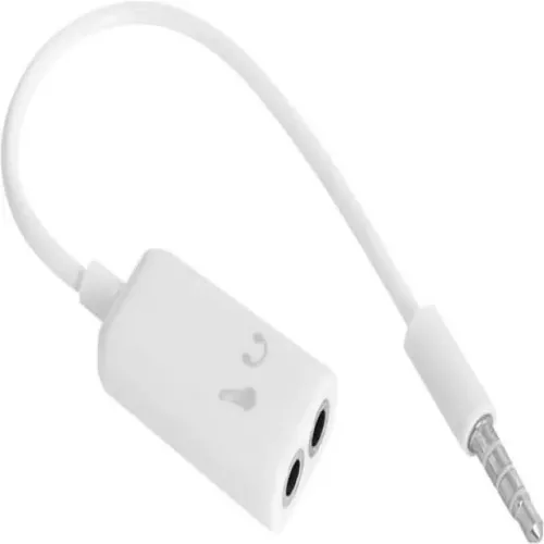 Noobi Informática | Cabo Adaptador P3 Macho para 2 P2 Femea Rontek