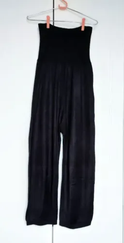 Calça de Tricô Preta - Aspargus