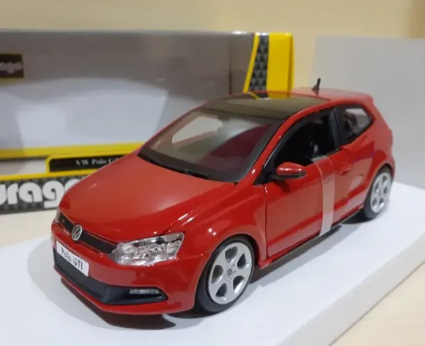 Miniatura Volkswagen Polo Gti Mark 5 1/24 Burago #c22