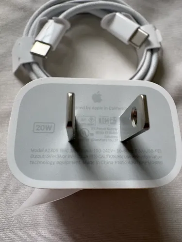 Carregador e cabo ORIGINAL IPHONE APPLE 