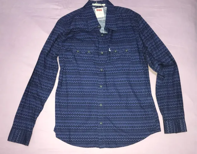 Camisa Manga Longa Levi's Azul