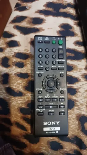 Controle remoto sony dvd rmt-d198a