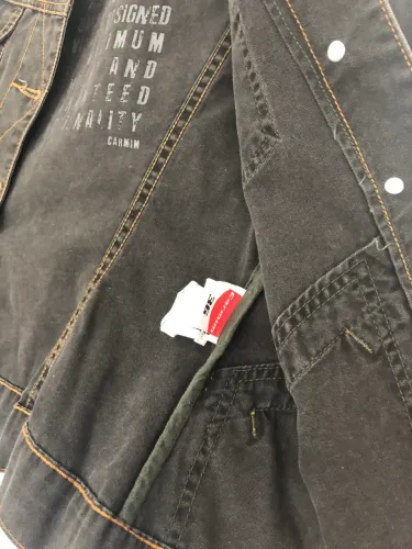 Jaqueta jeans Carmim tamanho 36 marrom 