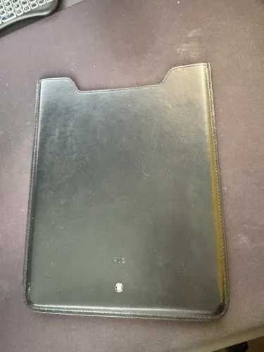 Capa de Couro Ipad Montblanc Meisterstuck Tablet Case - Ipad & Ipad2 Pouch