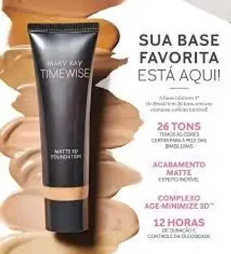 Base Timewise Matte 3D Mary Kay - 26 Tons
