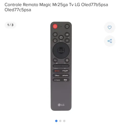 Controle TV LG MR25