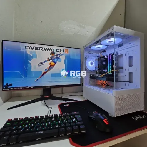 Pc Gamer Novo - Ryzen 5 2600 + RTX 3050 6GB + RAM 16GB + SSD 480GB