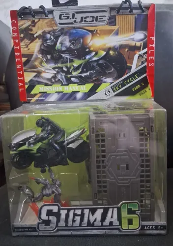 Gijoe sigma 6 snake eyes e moto