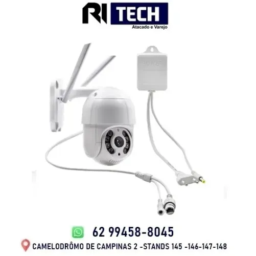 Camera de Segurança Externa Wifi 360º Yoosee 1080p Detector de Movimento Visão Noturna