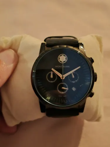 Relógio Montblanc Novo Cronógrafo Preto