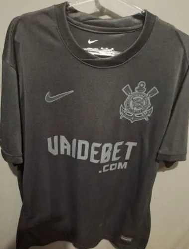 Camisa Corinthians black vai de bet