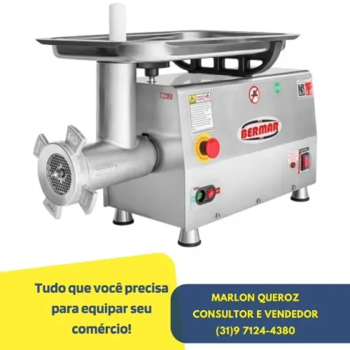 Moedor de Carne Boca 22 Bermar BM 20 Bivolt