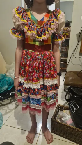 Vestido Infantil Festa Junina