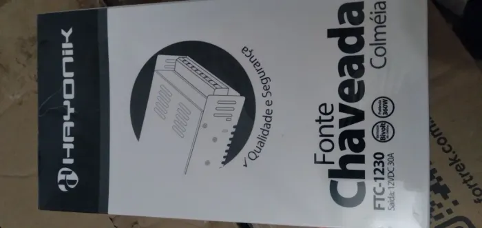 Fonte colméia chaveada 12v 30A HAYONIK FTC-1230