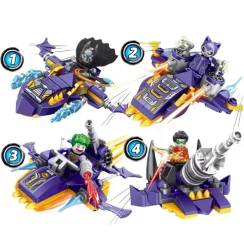 Lego Batmóvel Blocos de Montar (Batman, Coringa, Robin, Mulher Gato) - CADA (INDIVIDUAL)