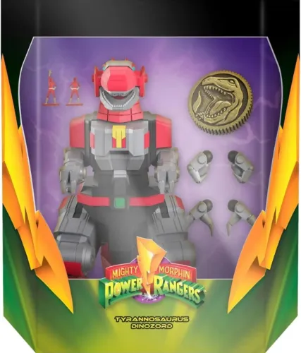 Super7 ULTIMATES! Mighty Morphin Power Rangers Tyrannosaurus Dinozord 