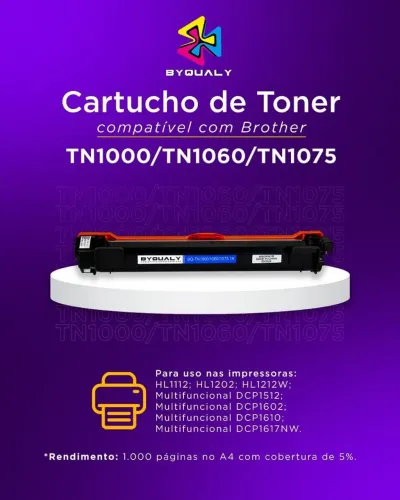 Revenda autorizada cartuchos de toner Byqualy