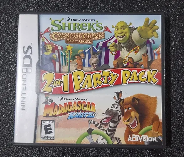 Shrek's Carnival Craze & Madagascar Kartz - Nintendo DS