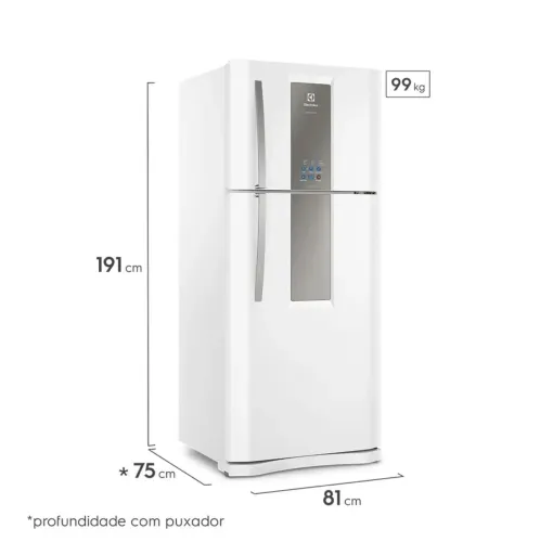 Geladeira / refrigerador Infinity Frost Free DF82 Electrolux