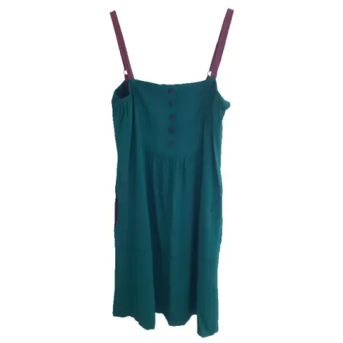 Vestido Skunk Curto Original Verde Roxo Tamanho P