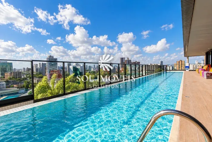 Apartamento mobiliado para alugar no Tolive One com 1 quarto na Ilha do Leite  Recife/PE