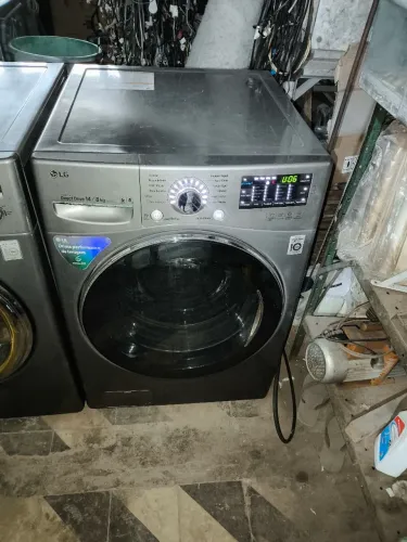 Lava e seca lg 14kg grafite matalico muito linda