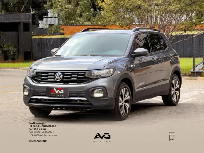 Volkswagen T-Cross Comfortline 1.0 TSI Flex 5P Aut. 2021
