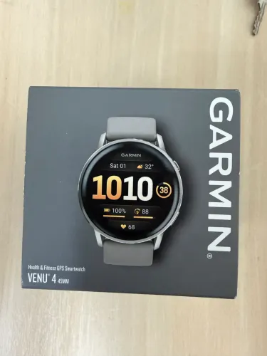 Relógio Garmin Venu 4 45mm prata