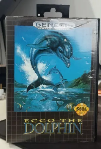 Jogo Ecco dolphin mega drive (na caixa)