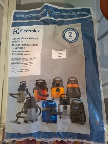 Saco descartável para aspirador Electrolux