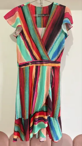 Vestido Thaís Rodrigues Colorido